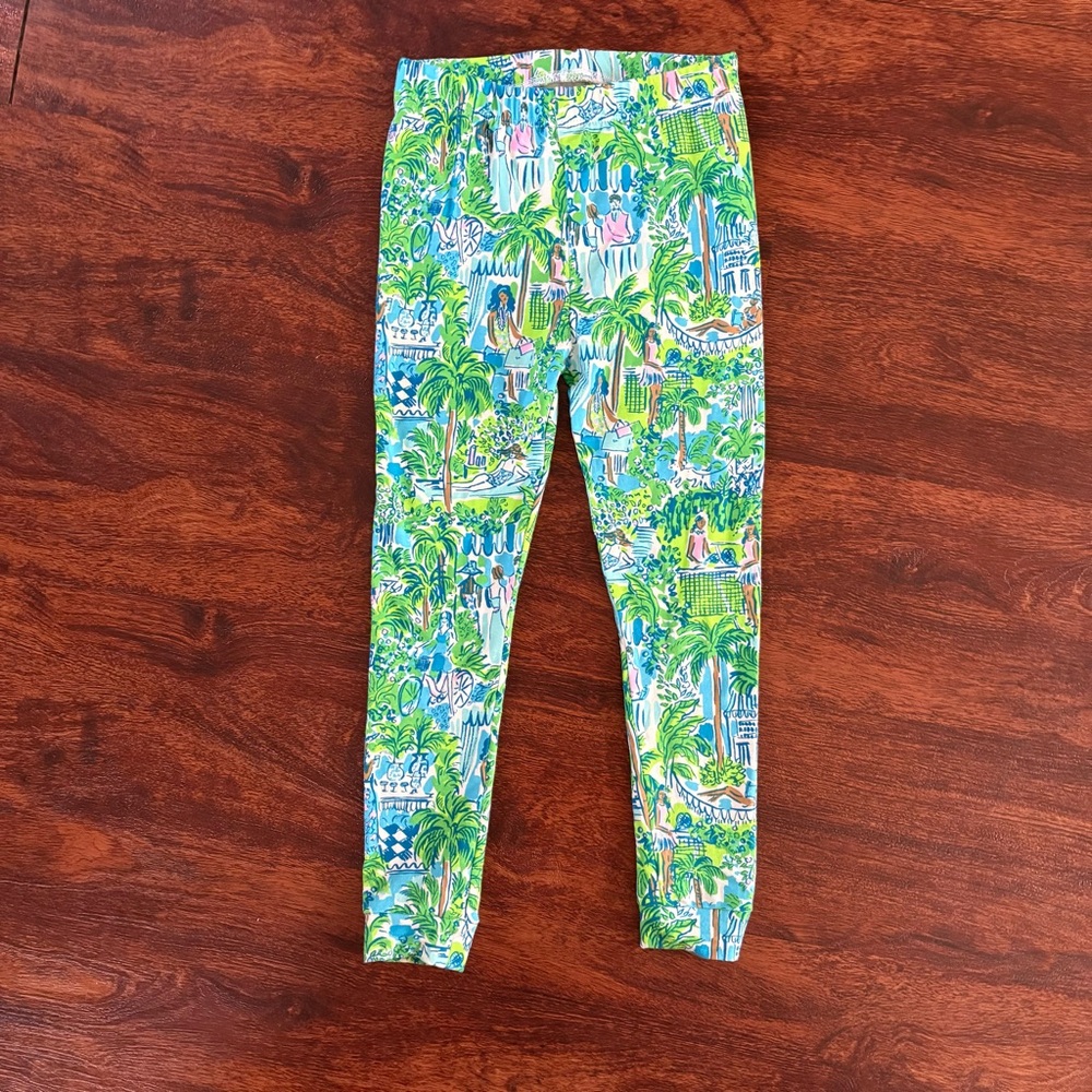 Lily on Holiday Kids Leggings